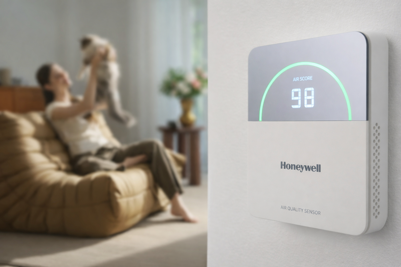 Indoor air quality monitoring device