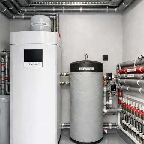 Modern home boiler and heating system