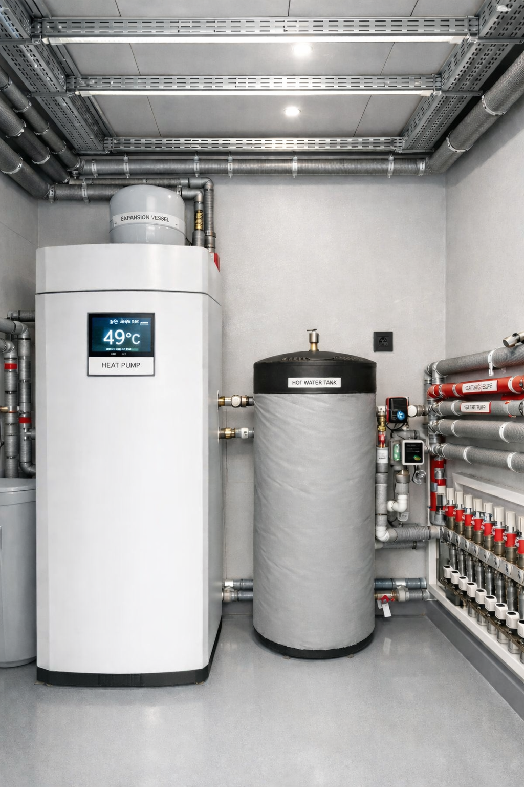 Modern home boiler and heating system