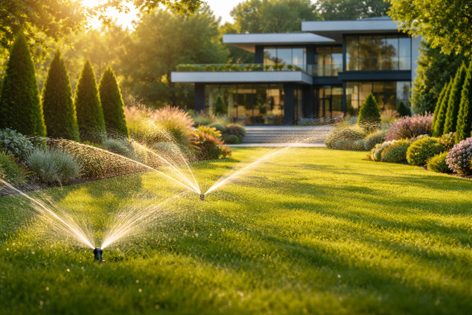 Smart garden irrigation sprinklers