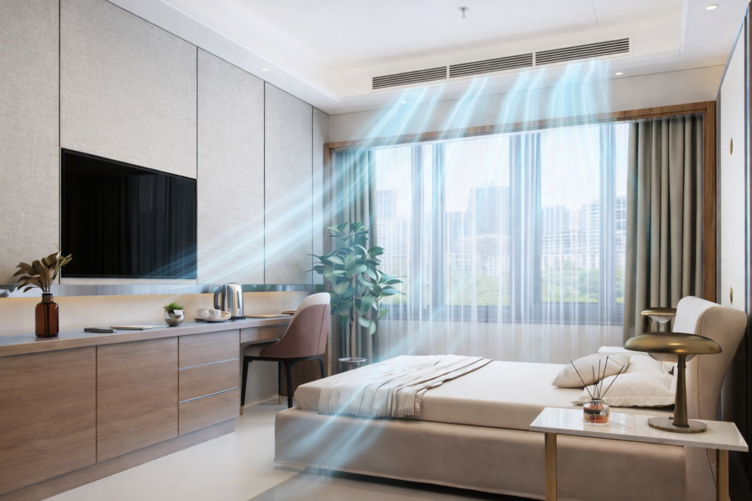 Modern ventilation in a smart home